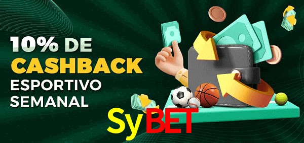 10% de bônus de cashback na Sybet